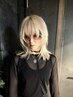 ☆1日1名特価☆似合わせカット+ケアブリーチダブルカラー+TR [ウルフ