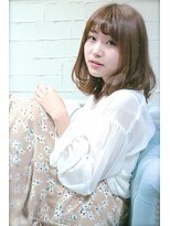 ホラン(HoLan)&nbsp;【HoLan】ナチュラルボブx毛先ワンカールxベージュカラー