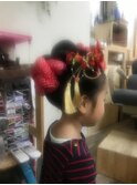 七五三キッズ日本髪ヘアアレンジ【ヘアアレンジ立川/立川南】☆