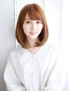 ヘアメイク ナル(hair make nalu) ★厚め前髪の内巻きワンカールスタイル★