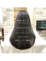 リアン アオヤマ(Liun aoyama) 透明感と柔らかさを髪質改善とグレージュで