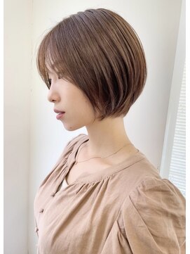 ミチオ ノザワ ヘアサロン ギンザ(Michio Nozawa HAIR SALON Ginza) 似合わせカット×抜け感丸みショート【瀧上丈司】