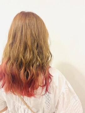 エール 生駒(aile Total Beauty Salon) ベージュ×ピンクオレンジ