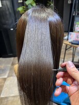 リズムネクスト(r-ism next)&nbsp;GLT×ホワイトアッシュのツヤツヤ透明感カラー♪[髪質改善]