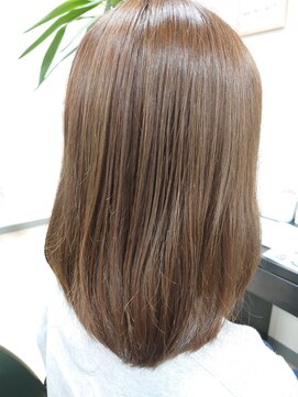 ビーズカラー ららパーク天童店 N.カラー全体染めカーキアッシュ