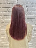 デイジー インデックスヘア 大島店(DAISY index hair)&nbsp;縮毛矯正ロング♪コスメストレート髪質改善ココアベージュ