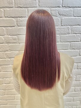 デイジー インデックスヘア 大島店(DAISY index hair) 縮毛矯正ロング♪コスメストレート髪質改善ココアベージュ