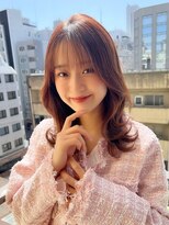 ロンド ストラーダ 心斎橋(Lond strada)&nbsp;韓国前髪顔周りロング×デザインカラー[心斎橋/髪質改善]