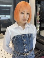 キーン 吉祥寺店(keen)&nbsp;《keen×カネコ》ペールオレンジ×ボブカット