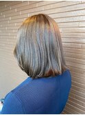 イルミナカラー/ブリーチなしカラー/ボブ/オッジィオット