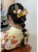 卒業式ヘア