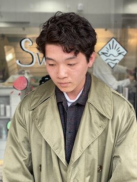 スウェル 船橋店(Swell) ウルフ/アッシュブラック/カルマパーマ/ベリーショート/船橋