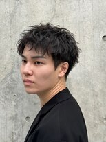 バイフィフス 原宿/表参道(by fifth)&nbsp;アップバングショート波巻きツイストスパイラルパーマ刈り上げ