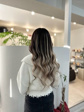 フロレゾン(florasion) グラデーション×プルエクステ特色