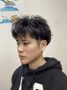 ヘアーサロン くらなみ 2ブロックパーマスタイル