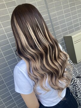 ペスカ 博多駅前店(pesca) ハイライトグラデーション