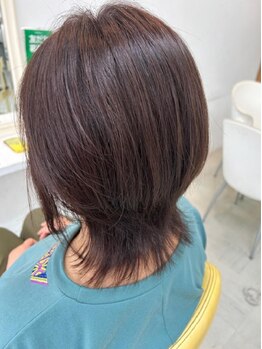 アトリーチェ 六科店(ATTRICE)の写真/髪の芯から潤いを閉じ込めて、艶のある美髪へ☆ダメージレスで色持ちも良く、艶やかな仕上がりを実感♪