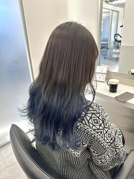 ゴウトゥデイシェアサロン 町田店(GO TODAY SHAiRE SALON) グラデーションネイビー【町田】