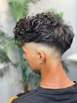 ブルーオーシャン 久留米店(BlueOcean)&nbsp;20代30代ツーブロックマッシュツイストスパイラルパーマ