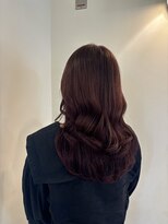 アズーア ヘアーアンドスパ(azure hair&spa)&nbsp;レッドブラウン/ブリーチなしダブルカラー/横浜/ハイトーン