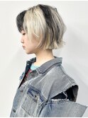 ＊顔周りレイヤーミディアムウルフミディアムレイヤー30代40代1