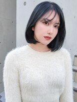 フェアレディ/ルガール 下北沢店(FAIRLADY/REGARD)&nbsp;【透け感ダークブルージュ×シアーボブ】