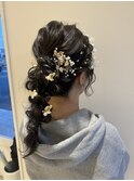 編みおろしポニー