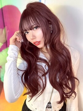 ユーフォリア 渋谷グランデ(Euphoria SHIBUYA GRANDE) ブリーチ ハイトーン 艶トリートメント チェリーレッド 美髪