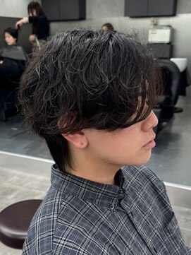 ジーニー 千葉(GENiE) ウルフ/センターパート/カルマパーマ/ニュアンスパーマ/古荘竜生