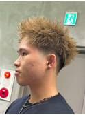 スパイキーショート フェード