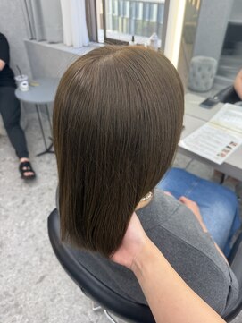 ボタン ハカタ(VOTAN hakata) オリーブベージュ/ブリーチ無しダブルカラー