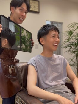 【魚住駅すぐ】30～50代男性に人気のバーバー◎一人ひとりのお客様に丁寧に寄り添いご提案します