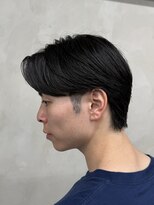 ニコ トウキョウ ロジック(nico TOKYO Logic)&nbsp;メンズセンターパート曲がる縮毛矯正アップバング