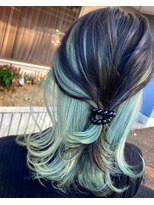 MONO hair salon【4/1NEWOPEN（予定）】&nbsp;インナーカラーミント