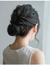 【結婚式などに】カジュアルヘアアレンジ 早朝対応可(TEL)¥4800