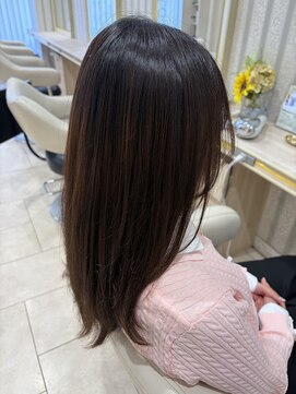 アッシュ 千歳烏山店(Ash) 20代曲がる縮毛矯正髪質改善くびれレイヤーハッシュカットウルフ