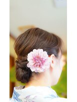 ネス(NESS) 【浴衣のヘアセット】飾りを入れた浴衣のセット221