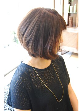 ベル(BELL) やさしい膨らみのあるやわらかいボブです。【BELL桜新町/用賀】