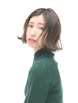 アース 北谷店(HAIR&MAKE EARTH)&nbsp;切りっぱなし風タイトボブ