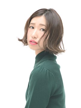 アース 北谷店(HAIR&MAKE EARTH) 切りっぱなし風タイトボブ