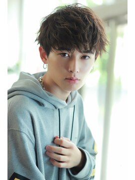 リップス 表参道店(LIPPS) 2ブロック×ラフスパイキー【ヘーゼルマッシュ】