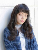 ルティア(Lutia) オン眉 黒髪 グレージュ 小顔★★