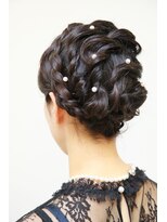 ヘアメイクアンドフォトスタジオ ベストシーン 有楽町 東京交通会館 アップヘア