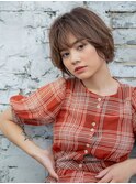 大人の愛されショートボブ