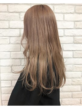 シュガー ヘアアンドネイル 仙台(SUGAR) ハイライトロングマロンベージュAラインボブフェザーバング