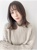【BEHIVE及川】ナチュラルアッシュ小顔カット