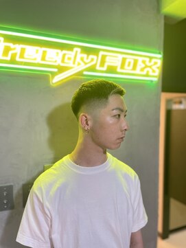グリーディーフォックス 代々木(Greedy FOX) かき上げヘア/サイドパート/韓国マッシュ/フェードカット/代々木