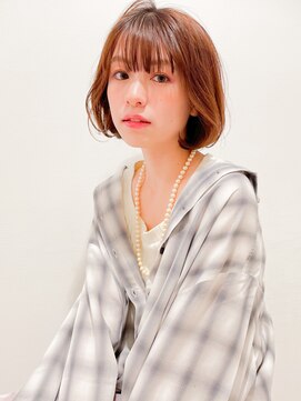 リタ(Lita) タンバルモリ 韓国ヘア bobスタイル シースルーバング