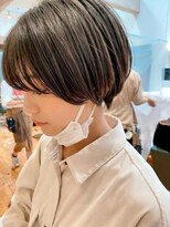 ロウバイレボ 柏(lou by revo)&nbsp;イメチェン/レッドブラウン/大人ミディ/フルバング/ショートボブ