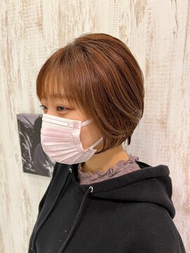 アース 稲毛海岸店(HAIR&MAKE EARTH) 長めショートボブ